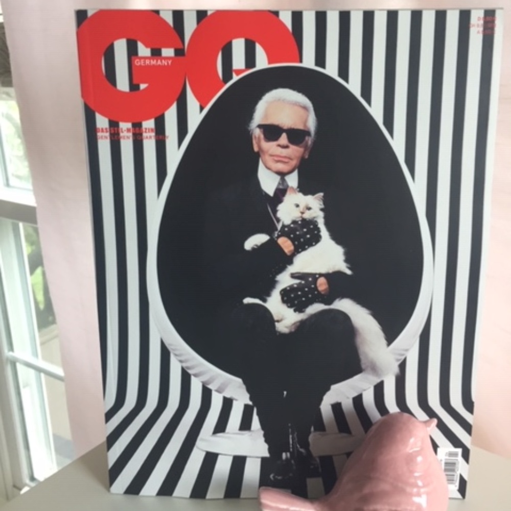 Karl Lagerfeld GQ Germany April 2019 issue